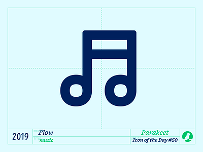 Icon of the Day #50 audio branding design icon icons music musical notes ui vector