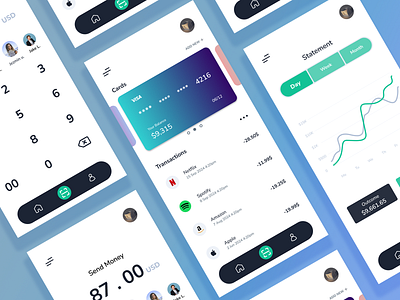 Finance Mobile App design design ui design uiux designe ui ui ux uiux ux