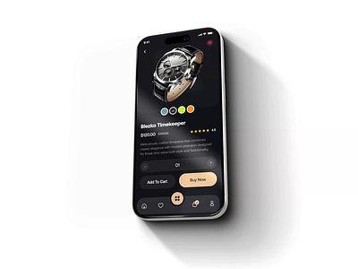 Watch Shop Product Page Design app app design app interaction minimal mobile app mobile app product page product page ui ux watch watch shop