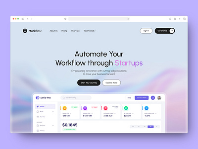 Saas Website Hero Section UI background branding dashboard design hero section illustration landing page saas saas hero saas website startup ui ux website hero