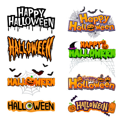 Halloween Font bundle clipart craft design fonts graphic design halloween font text happy halloween logo motion graphics