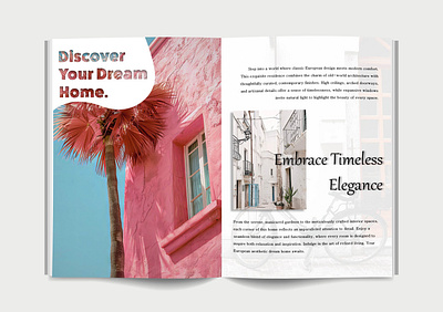 Magazine Layout adobe indesign graphic design magazine