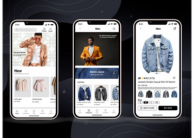 E-commerce Fashion App ui