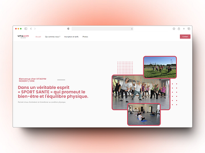 Refonte du Site Web de VITAGYM 60 design refonteweb uiux webdesign