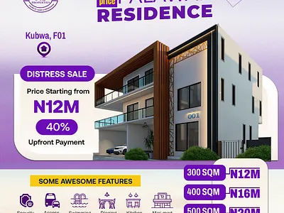 Real Estate flyer branding graphic design logo