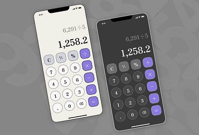 Daily Ui #4 calculator 3d ui