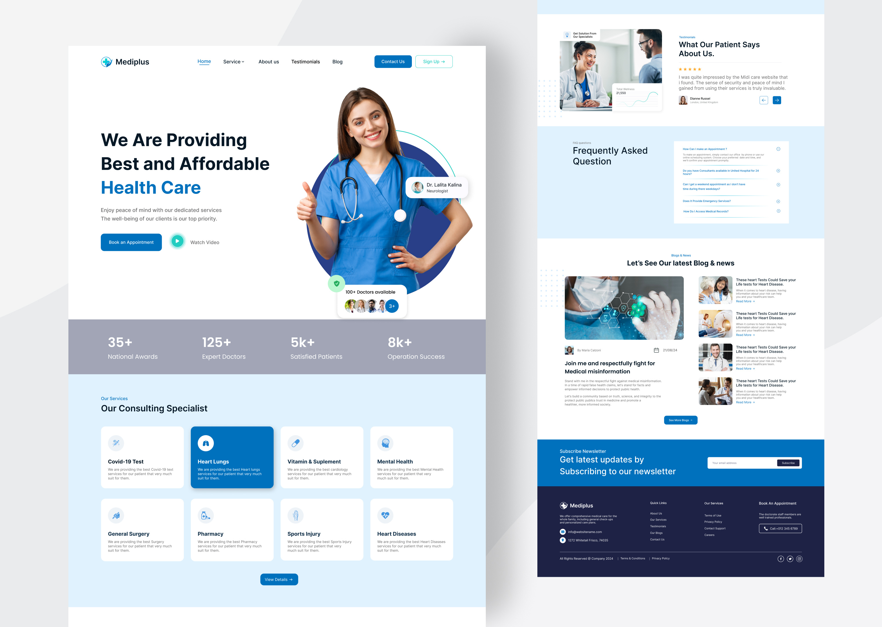 Example of Figma Landing Page & Website Design