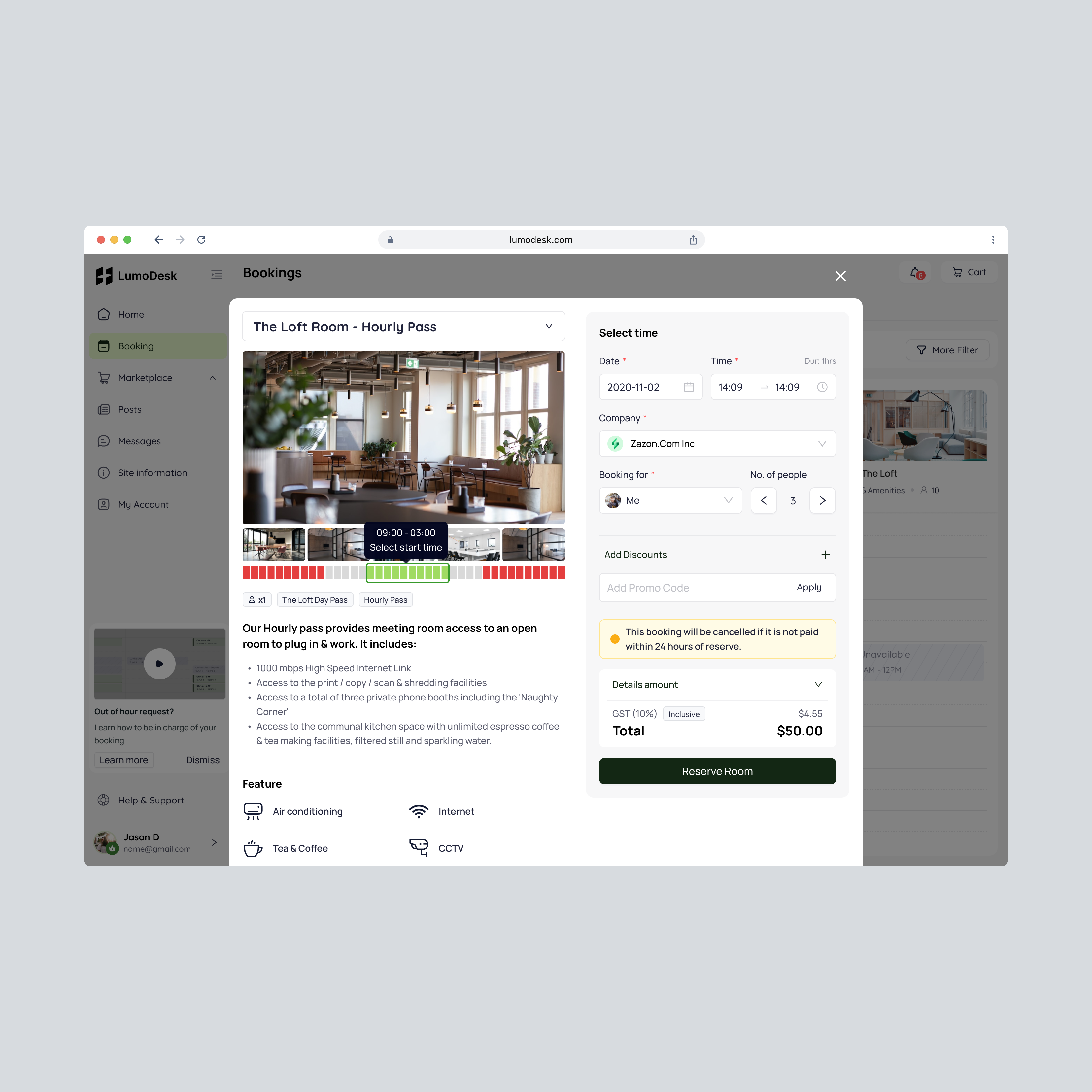 Example of Dashboard Design (1 Page)