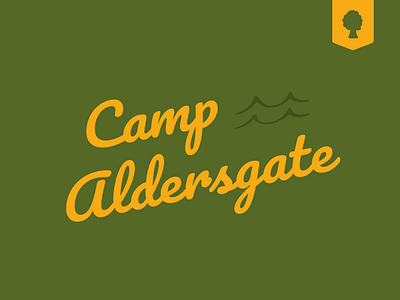 Camp Aldersgate branding camp design graphic design hand drawn heritage illustration logo nostalgia typography vector vintage youth camp youth camp brand