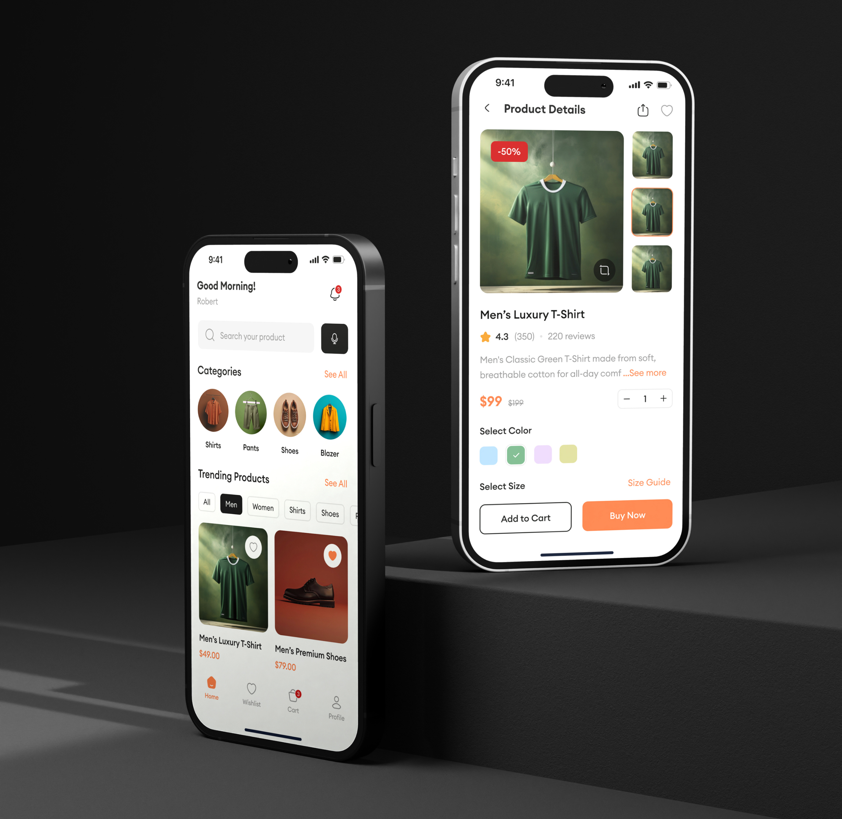 Example of Mobile App UX/UI Design