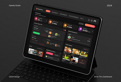 Drive Thru Dashboard UI Design admin dashboard admin panel dashboard dashboard ui dashboard ui design drive thru drive thru dashboard drive thru food figma food food court food delivery food service ui ui design ui ux uiux ux