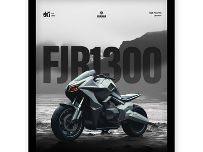 Bike Poster Design Concept art bike bikeposter branding design graphic design illustration logo photoshop poster ui vector visual design yamaha