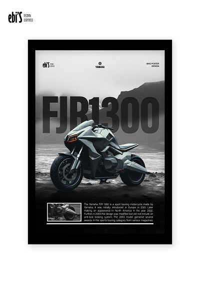 Bike Poster Design Concept art bike bikeposter branding design graphic design illustration logo photoshop poster ui vector visual design yamaha