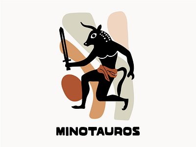 Estia Residence Minotauros adobe illustrator adobe photoshop behance branding crete design designer estia graphic design greece greek illustration logo minoan minotaur minotauros palace residence rethymno vector