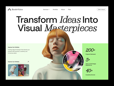 RenderVision - 3D Web Design 3d header 3d landing page 3d tech website 3d web design 3d website design best web design agency creative landing page creative web design design agency design agency website innovative landing page innovative web design modern landing page modern web design modern website tech landing page tech web design tech website web design web design agency