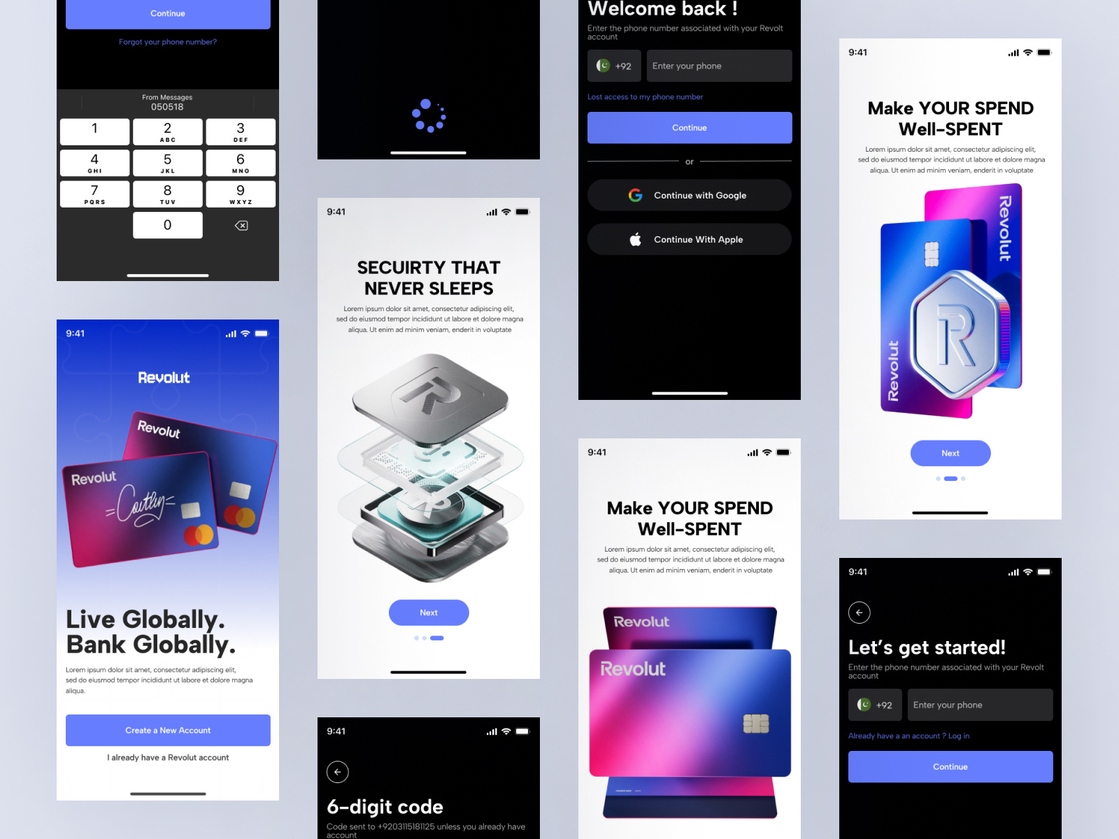 Reolut App Login Sign Up Screen UI&UX Design by SaifUX&UI on Dribbble