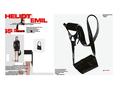 Heliot Emil 3d animation branding design fashion fashion design graphic design heliot emil landing page logo motion graphics ui ui ux ui elements web design webdesign