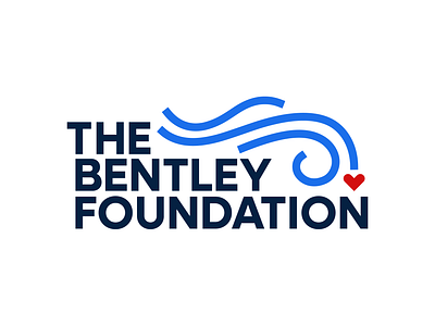 The Bentley Foundation Logo branding design graphic design identity logo non profit typography vector