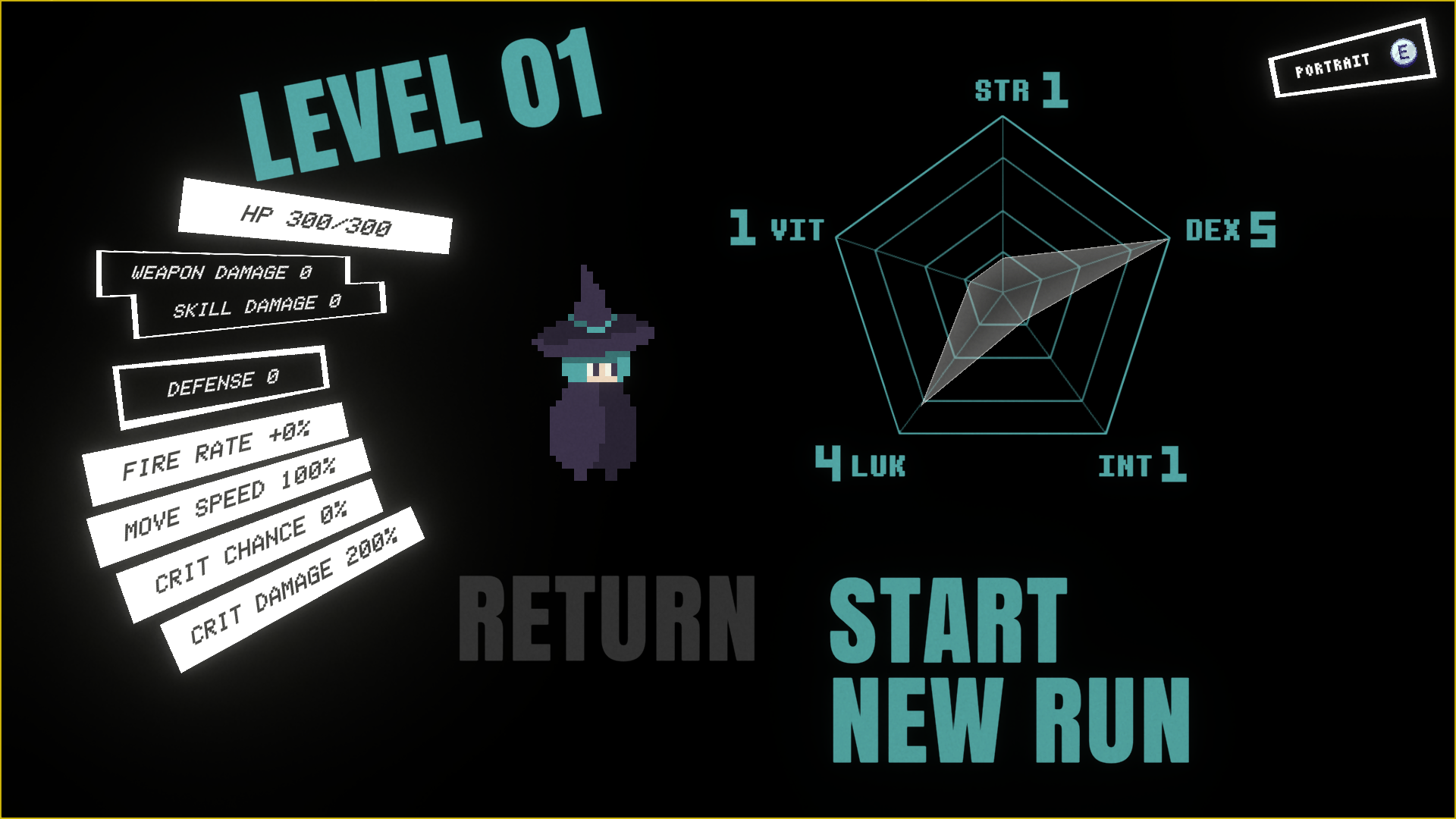 Gamedev Showcase - Starting new run animation branding game design game development gamedev graphic design logo motion graphics ui