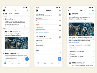 Lobster Task design ui ux web
