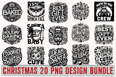 Christmas PNG Bundle, Christmas Bundle 3d animation app branding bundle design graphic design illustration logo motion graphics png typography ui ux vector