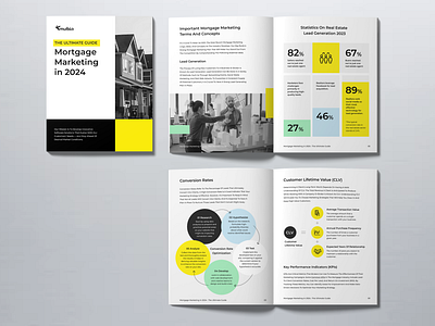 Marketing white paper design, Guide layout design, Infographic b2b data visualization indesign infographic