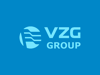 VZG C branding clean water flag logo logodesign logomark sewage treatment water wave