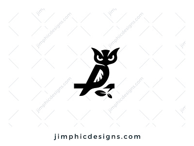 P Owl Logo bird branding design graphic design letter letter logo logo logo design owl vector