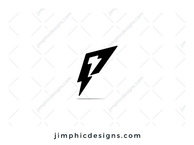 P Flash Logo bolt branding design electric flash graphic design letter letter logo lightning logo logo design vector