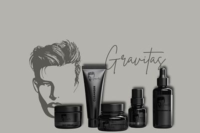 Luxury Men’s Grooming: Brand Identity & Packaging Design adobe branding graphic design mockup product design