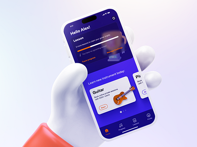 Music learning app concept app concept mobile app music learner music learning ui