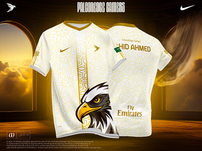 FalconEdge Gamers E Sports Jersey Design . apparel brand identity e sports fly emirates gaming graphic design jersey nike premium social media sports wear t shirt