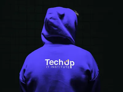 TechUp It Institute branding faruart graphic design logo logodesign logodesignbrand minimal logo techbrand techlogo