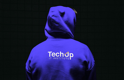 TechUp It Institute branding faruart graphic design logo logodesign logodesignbrand minimal logo techbrand techlogo