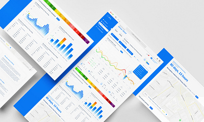 Air Quality App Dashboard product design ui ux