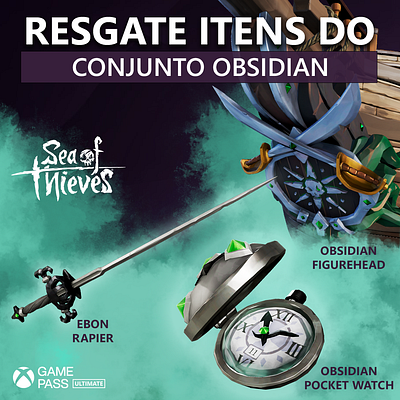 Xbox Brasil. Obsidian Bundle. Sea of Thieves