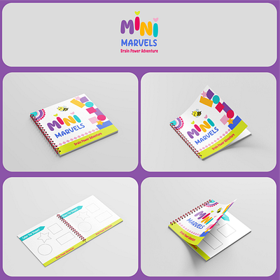 Mini Marvels The Book for Little Minds! branding earlychildhoodeducation graphic design kidsactivitie logo minimarvels parentingtips playfullearning toddlerlearning