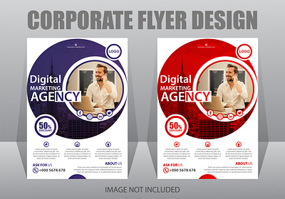 Corporate Flyer Design agency agency flyer best design branding business business flyer business flyer design corporate design corporate flyer design creative design design digital marketing digital marketing agency flyer flyer design graphic design minimalist flyer modern flyer vector