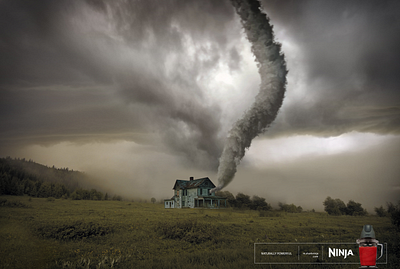 Tornado - Ninja best blender concept creative graphic design sky tornado weather