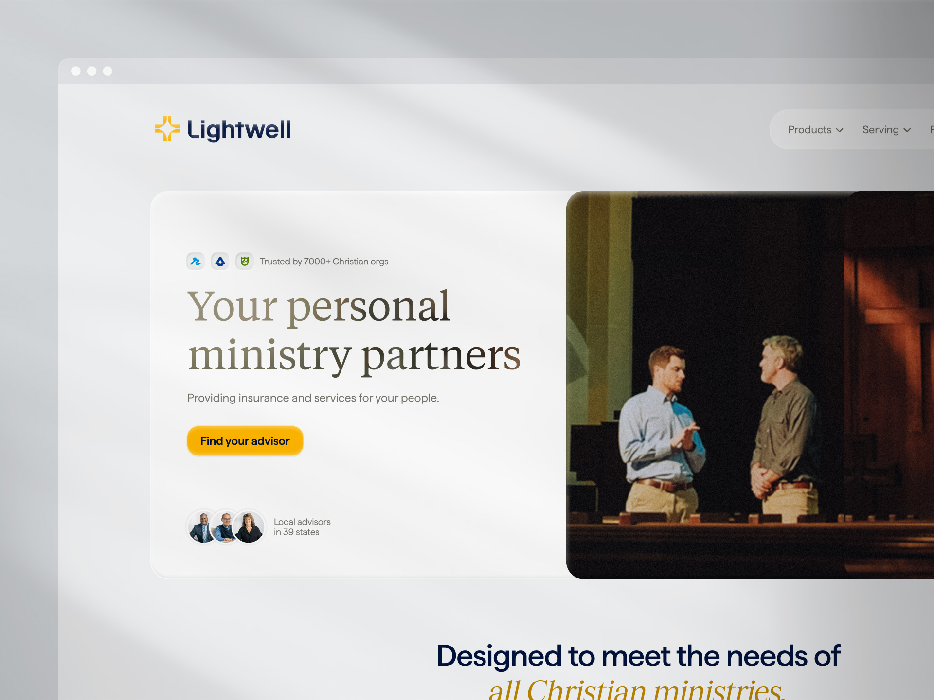 Lightwell - Visual Exploration advisors agents animation branding experts hero insurance light logo motion graphics natural ui ux