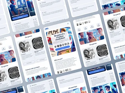 Mobile website design figma framer mobile ui ux webdesign