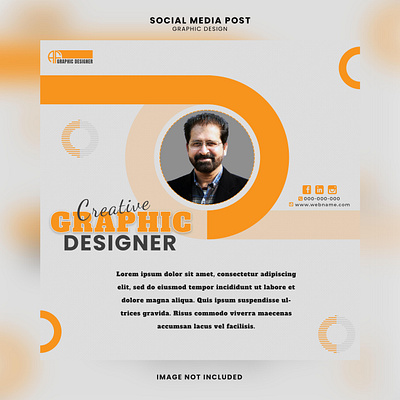 Social media post design creative poster design