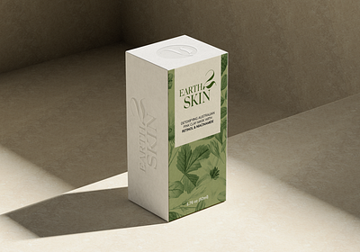 Earth2Skin / Brand Identity & Packaging branding logo design skincare