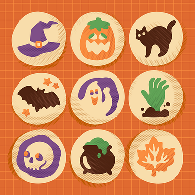 Spooky Cookies illustration procreate