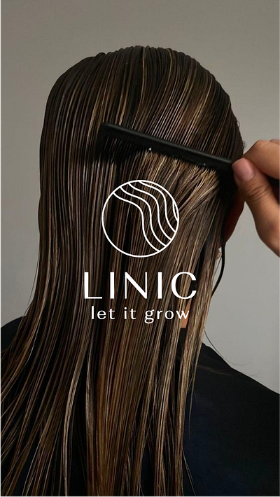 Linic / Logo & Packaging Design hair logo design packaging design