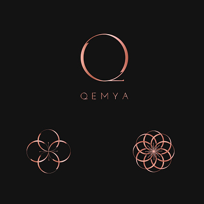 QUEMYA beautiful brand branding design graphic design icon illustration logo vector