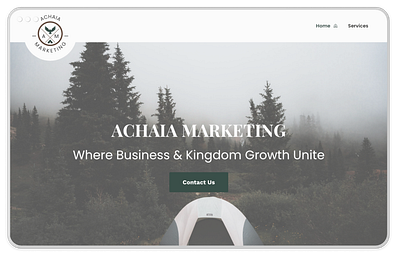 Achaia Marketing - Web Design branding logo ui