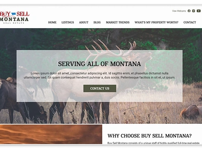 Buy Sell Montana - Web Design css figma html php ui ux wordpress