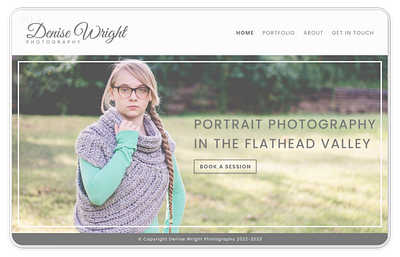 Denise Wright Photography - Web Design/Development css figma gutenberg html logo photography wordpress