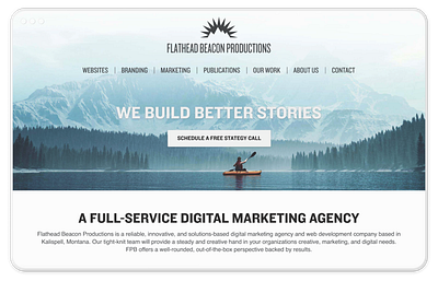 Flathead Beacon Productions - Web Re-Design/Development css figma gutenberg html ui ux wordpress